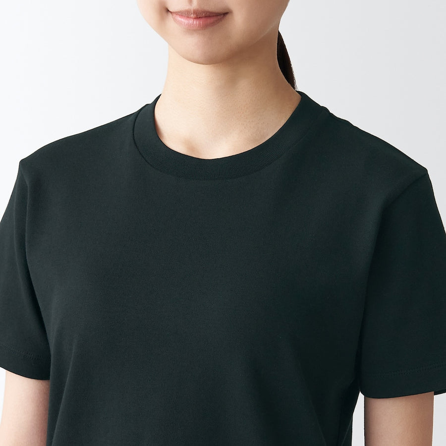 Women's Interlock Crew neck S/S T-ShirtWhiteXS