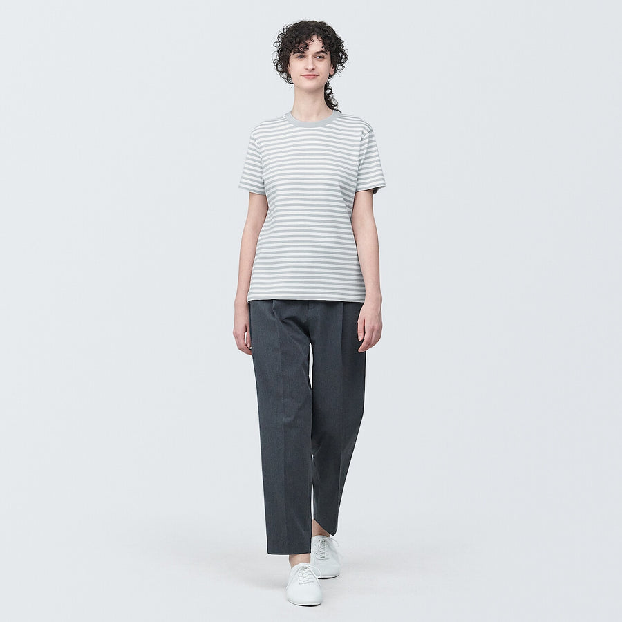 Women's Interlock Crew neck S/S T-ShirtWhiteXS