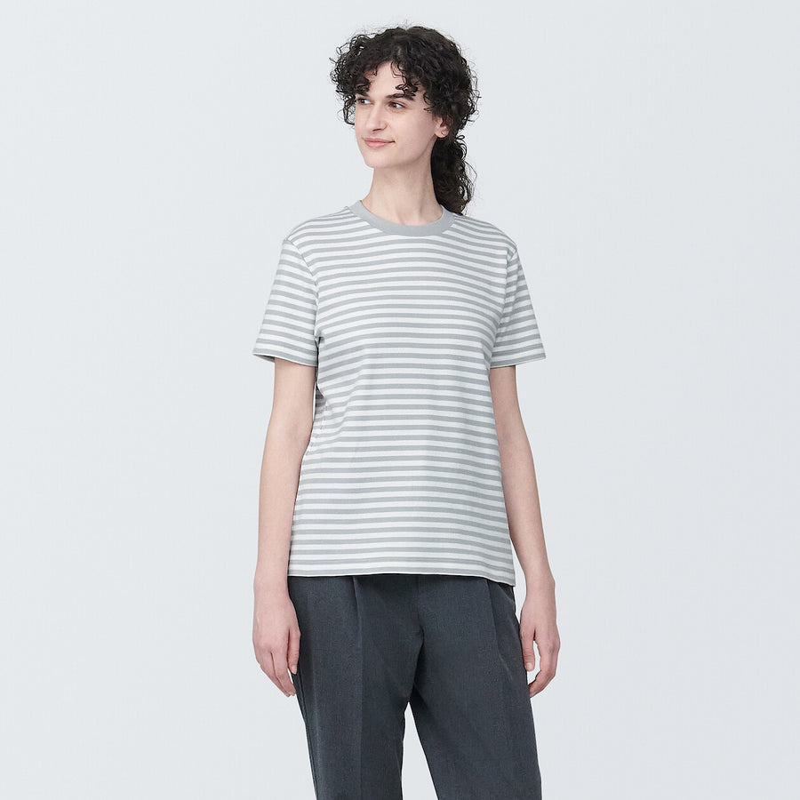 Women's Interlock Crew neck S/S T-ShirtWhiteXS