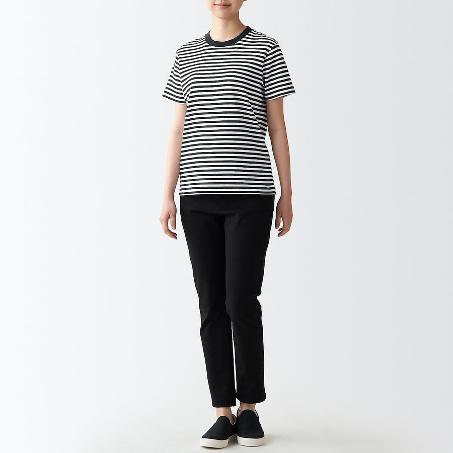 Women's Interlock Crew neck S/S T-ShirtWhiteXS