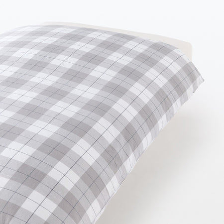 Washed Cotton - Check Duvet Cover