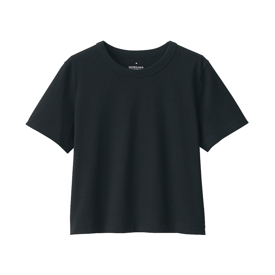 W's Slub Jersey short length Crew neck S/S T-shirtWhiteXS