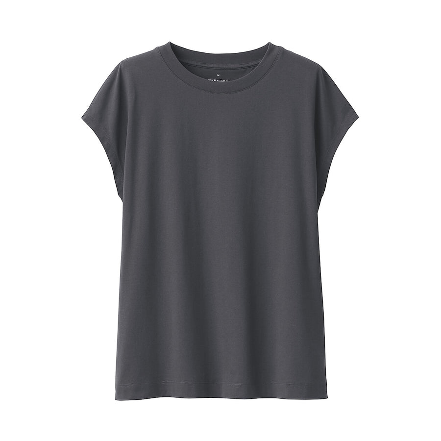 Women's Jersey Crew neck French sleeve T-shirtWhiteXS