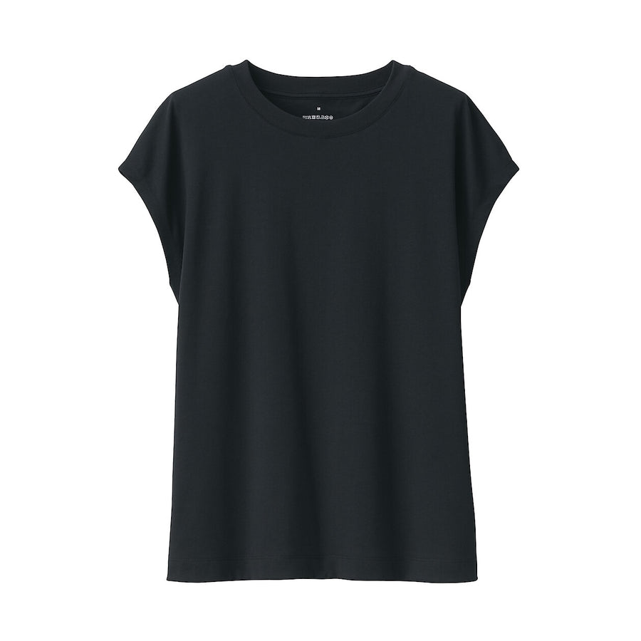 Women's Jersey Crew neck French sleeve T-shirtWhiteXS