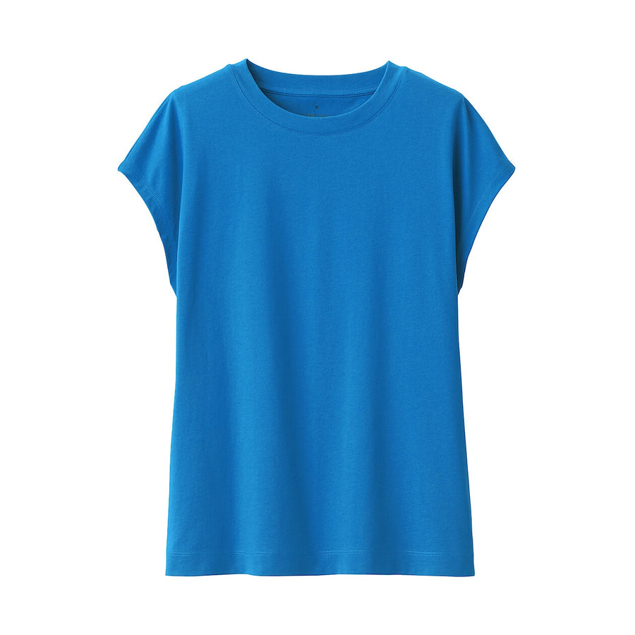 Women's Jersey Crew neck French sleeve T-shirtWhiteXS