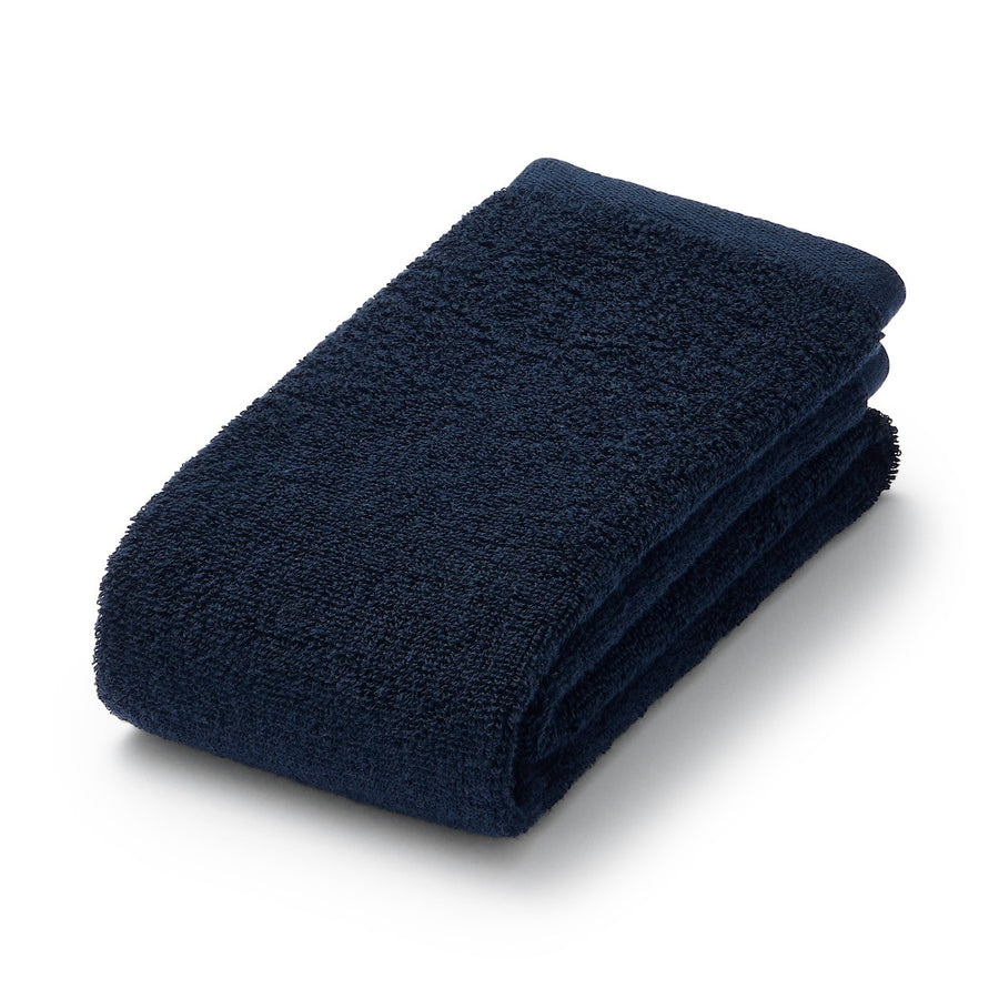 TWIN PILE FACE TOWEL WITH LOOP