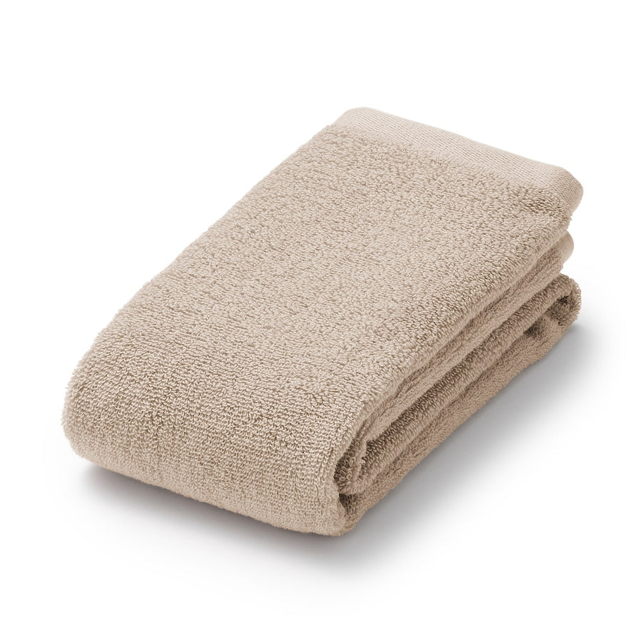 TWIN PILE FACE TOWEL WITH LOOP