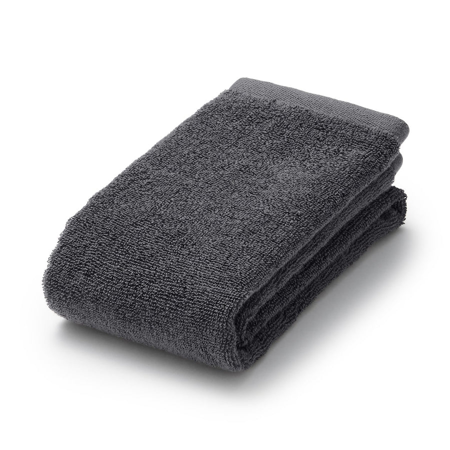 TWIN PILE FACE TOWEL WITH LOOP