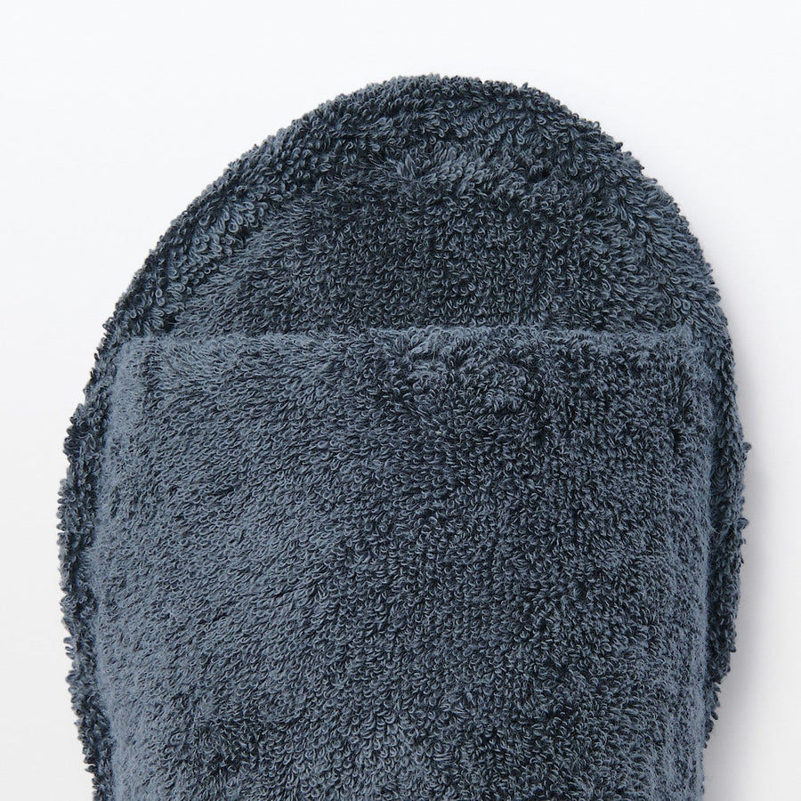 PILE SLIPPERS OPEN TOE