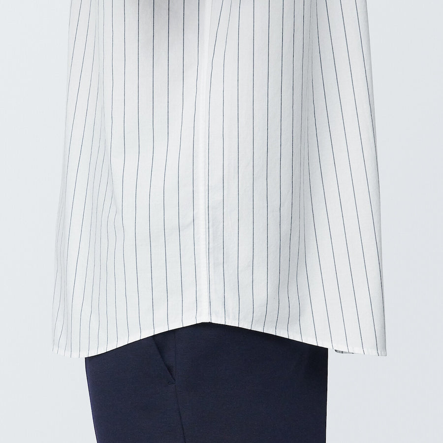 M's Washed broad S/S shirtWhiteXS