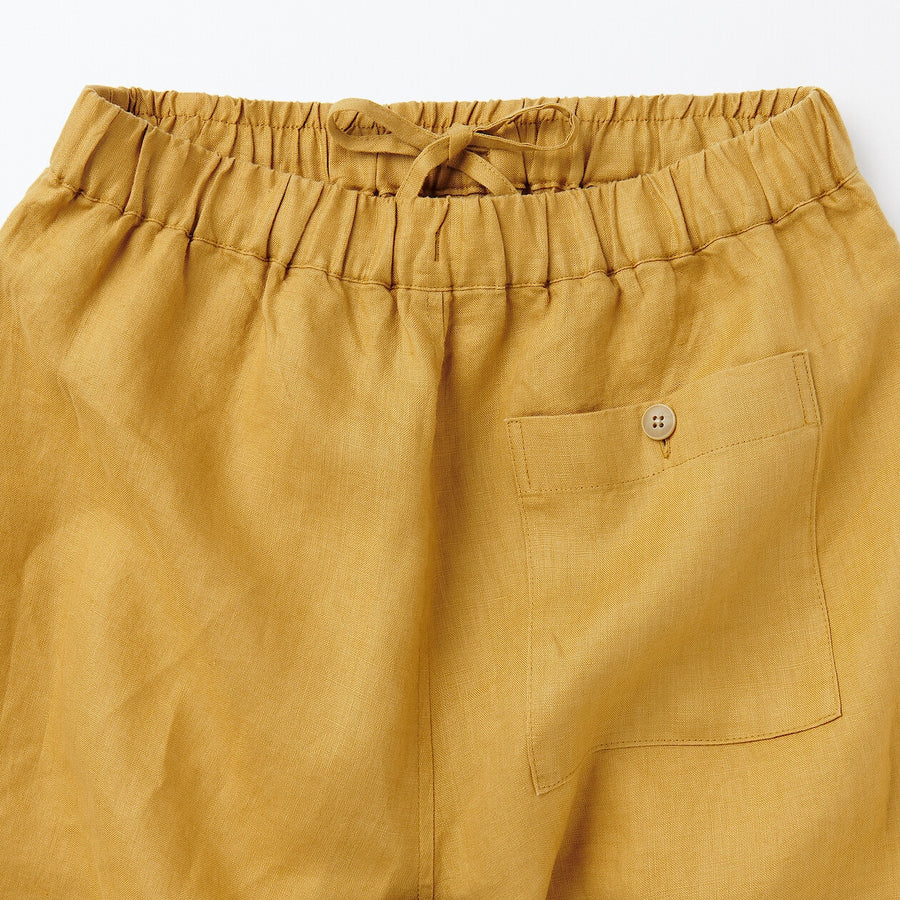 Women's Linen Easy widepantsCharcoal greyXS