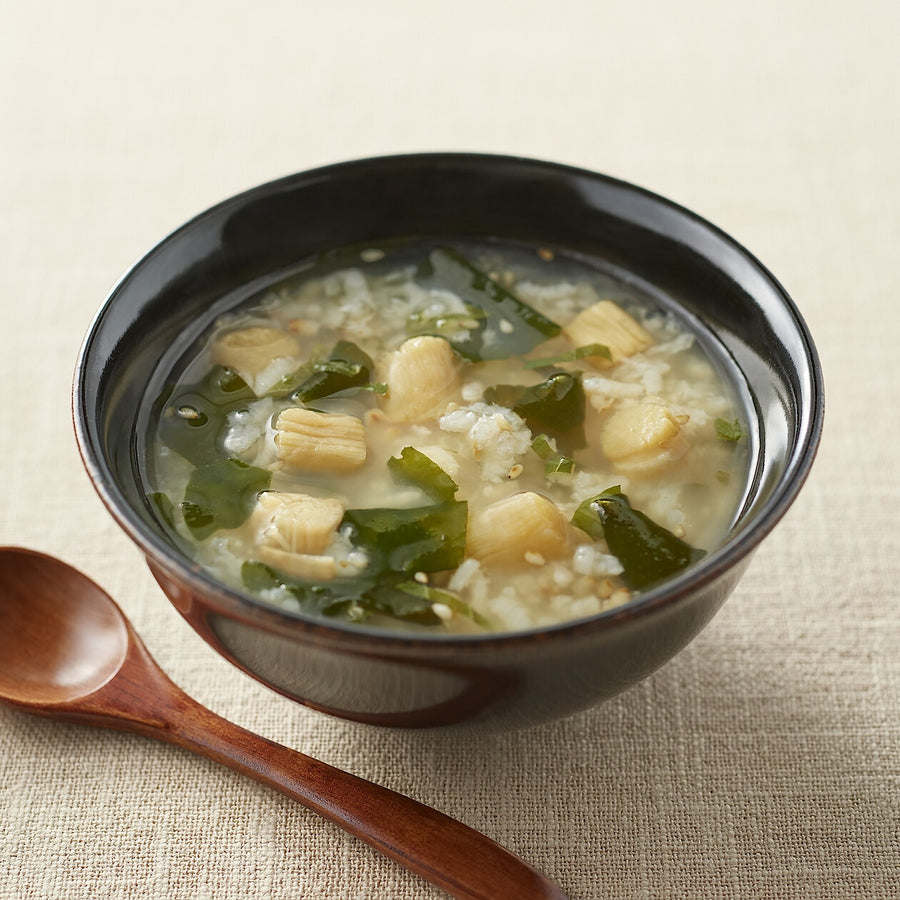 Scallop Adductor & Seaweed Rice Porridge