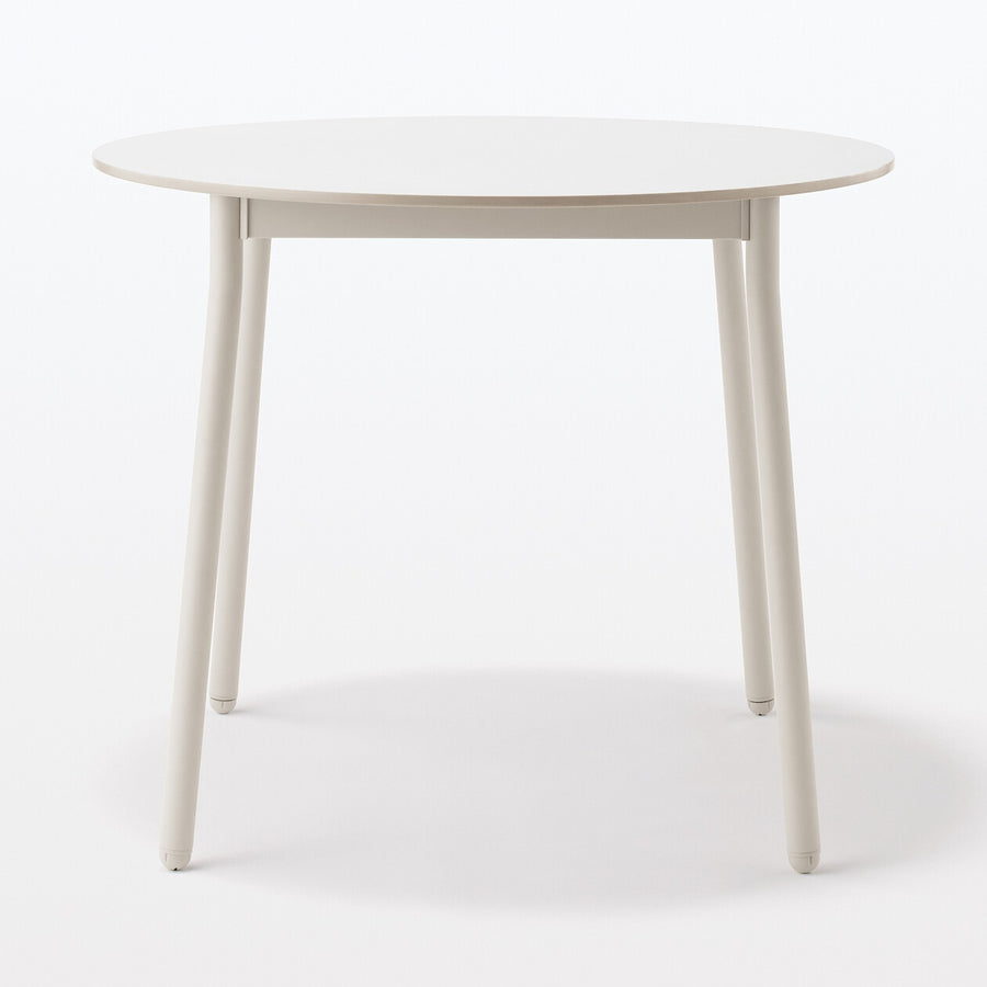 Indoor/outdoor Round table Aluminium legs L