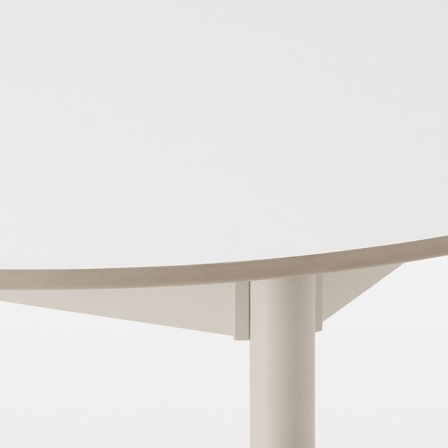 Indoor/outdoor Round table Aluminium legs L