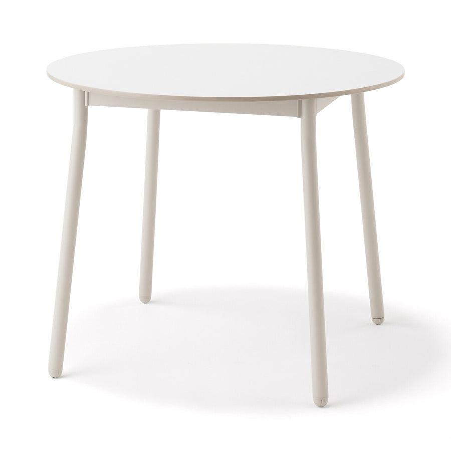 Indoor/outdoor Round table Aluminium legs L