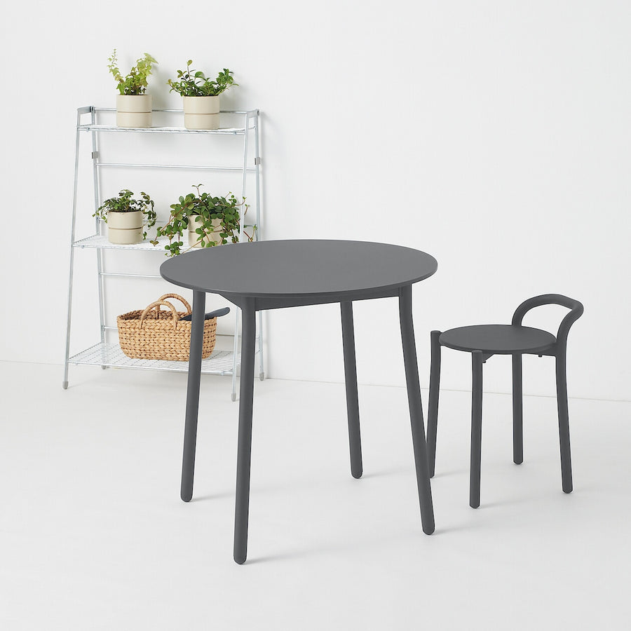 Indoor/outdoor Round table Aluminium legs S