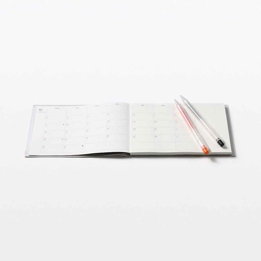 B5 Half-size Monthly/Weekly planner From Dec. 2024