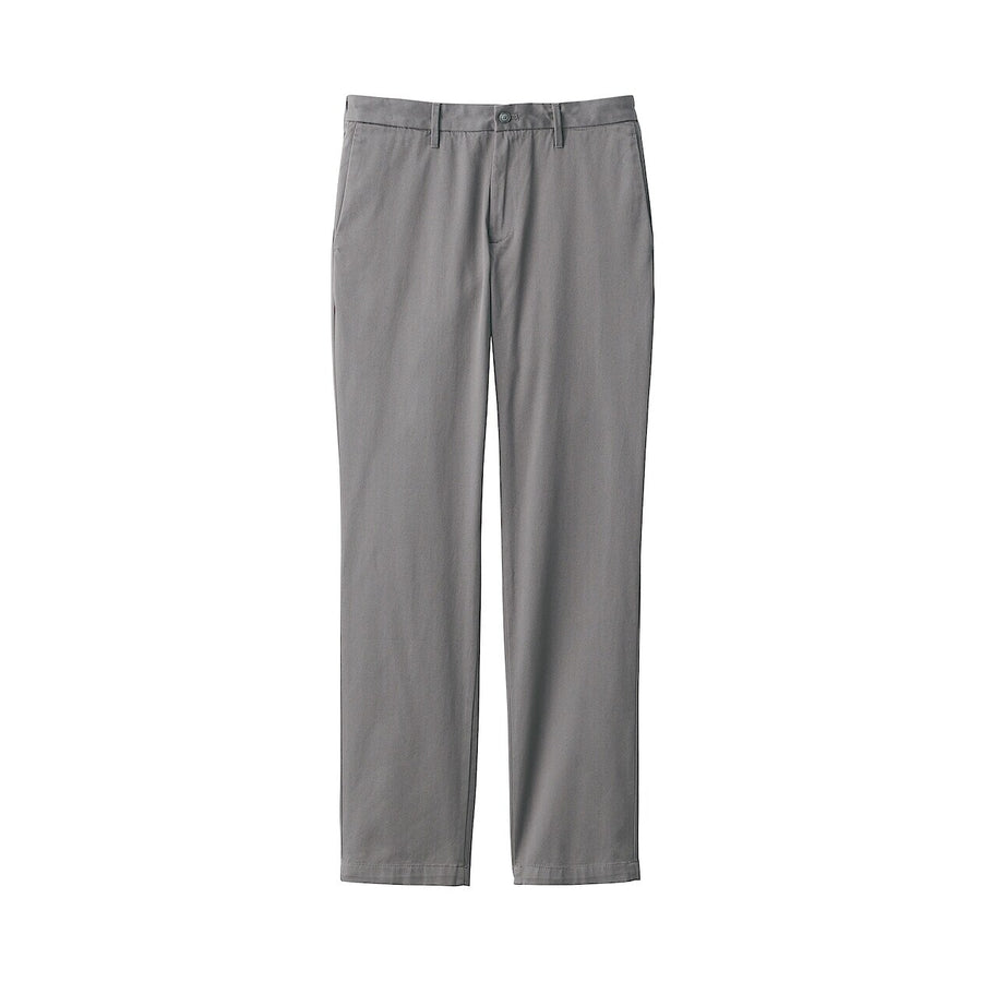 M's Stretch chino Slim-fit pants (L82cm)Greyish BrownXS