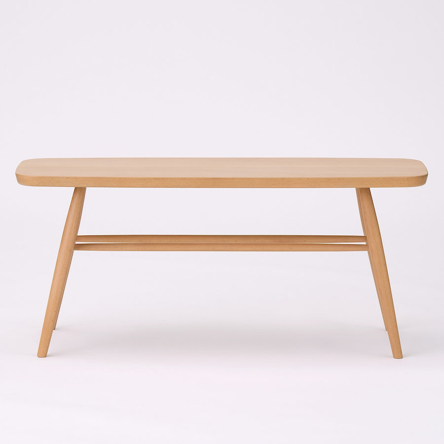 Beechwood Bench Round legs