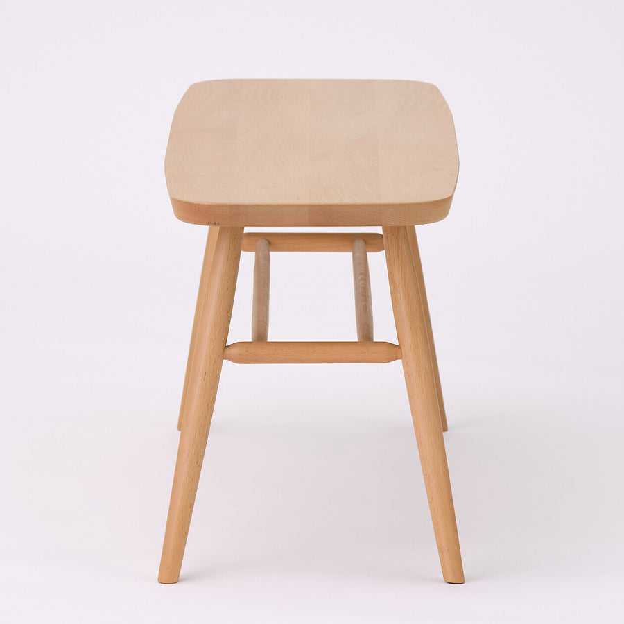 Beechwood Bench Round legs