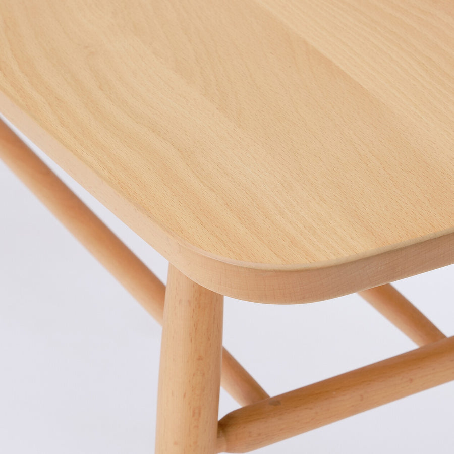 Beechwood Bench Round legs