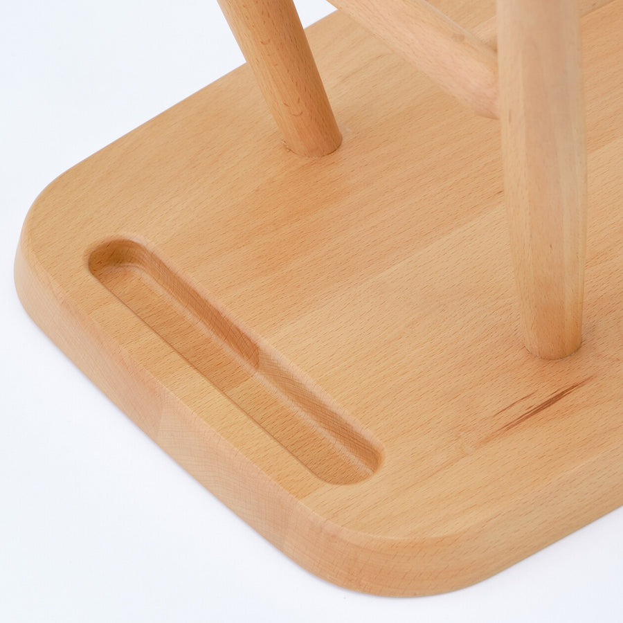 Beechwood Bench Round legs