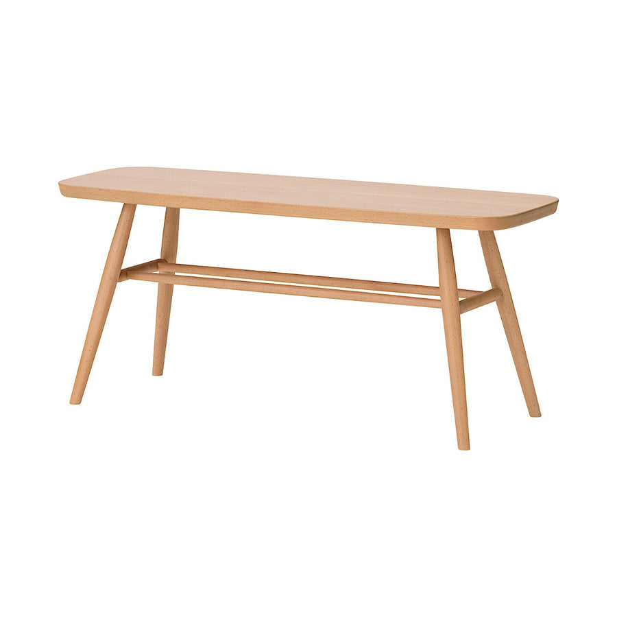 Beechwood Bench Round legs