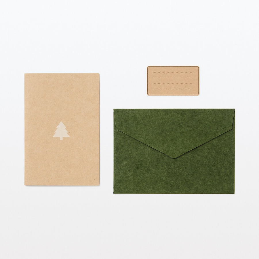 Honeycomb paper Small card Tree