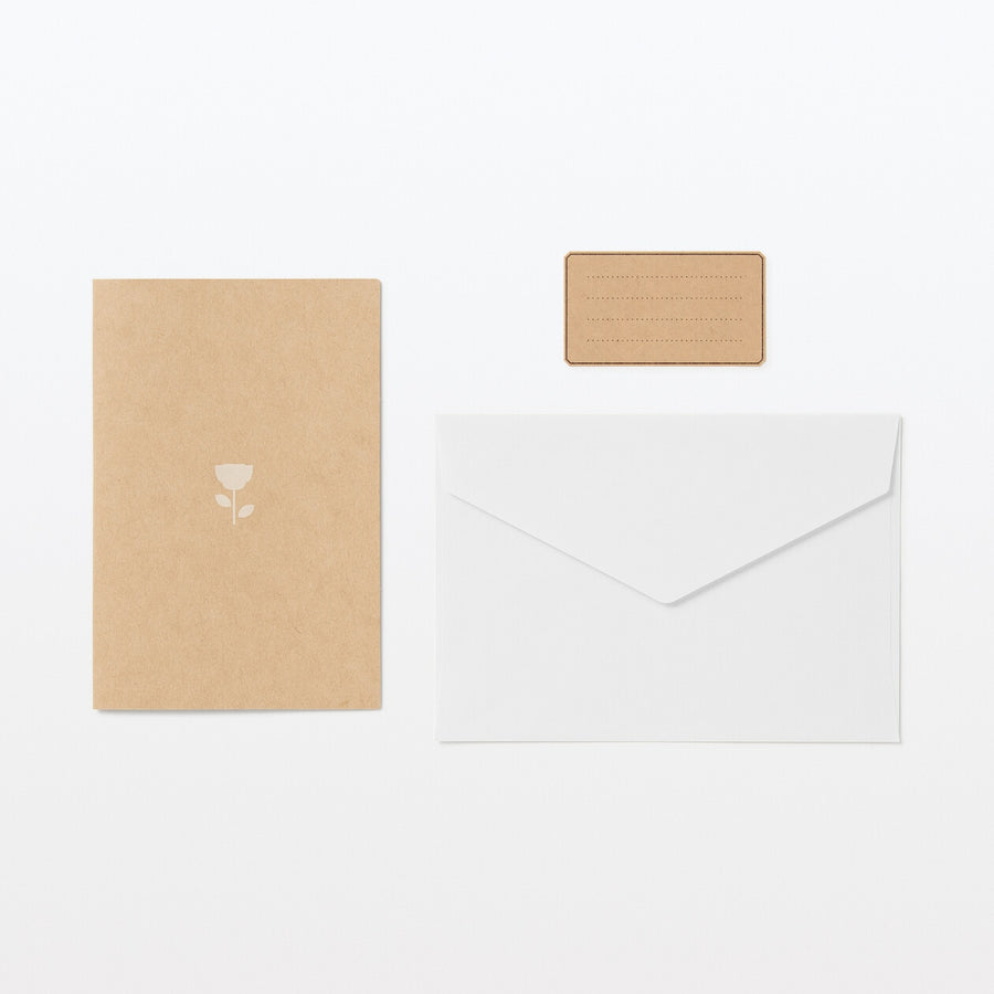 Honeycomb paper Small card Flower