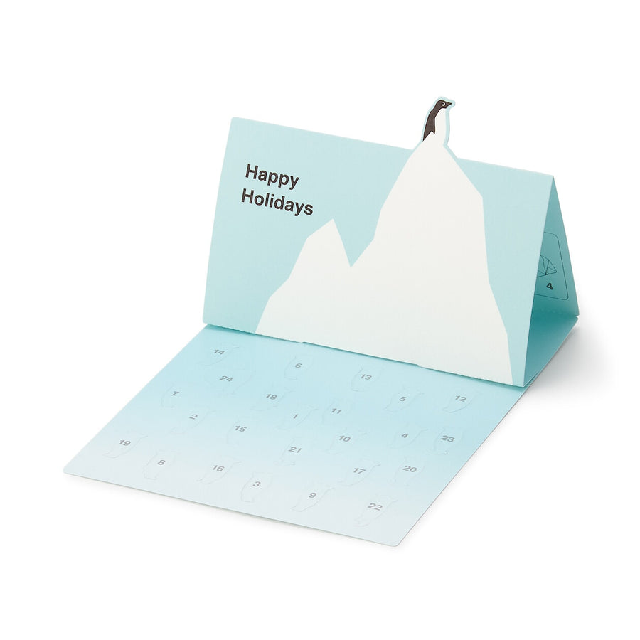 Flip-and-enjoy card Countdown Penguin