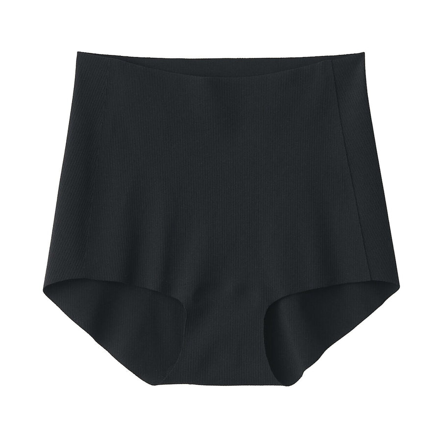 W's Pleasant to the touch ribbed shorts Black XS