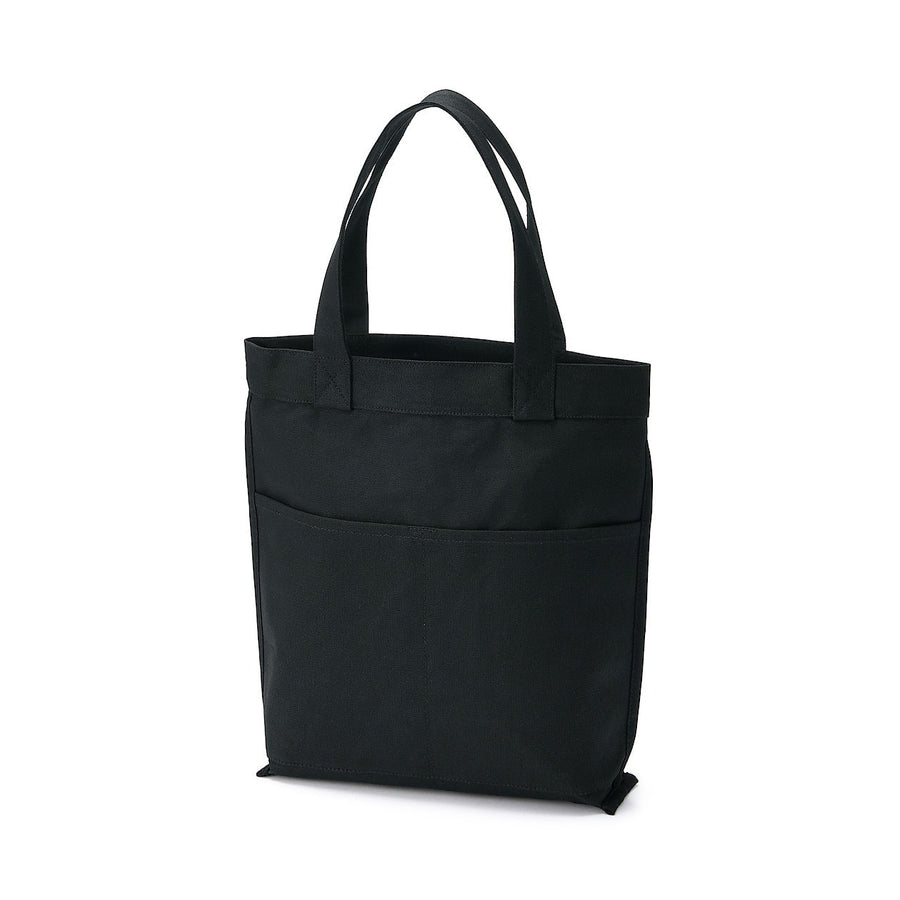 canvas Tall tote bag Black