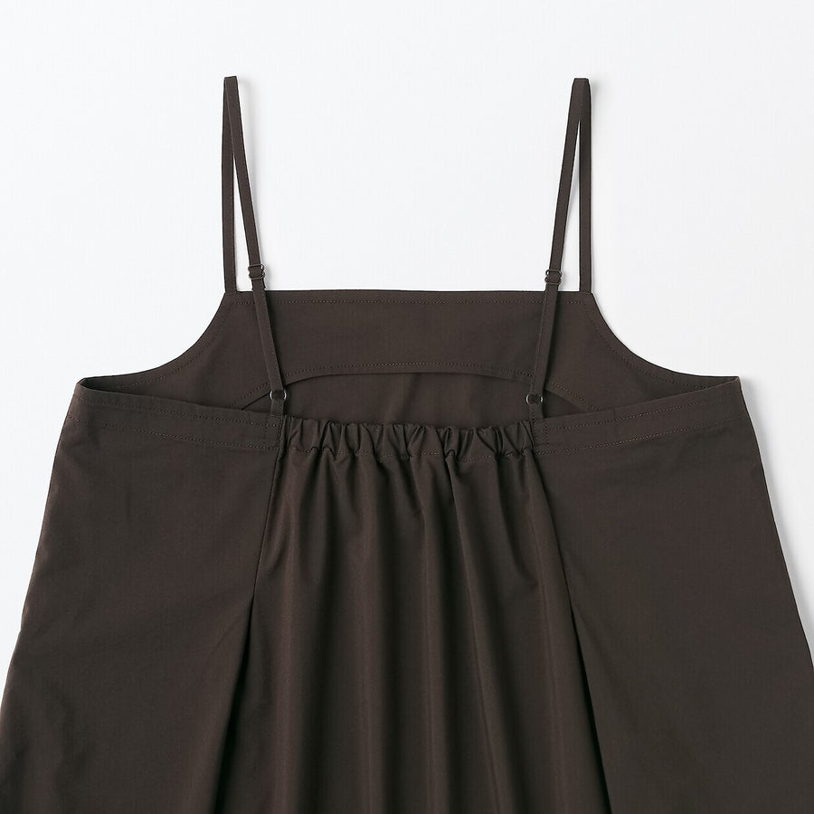 Women's Quick dry broadcloth camisole dress BlackXS