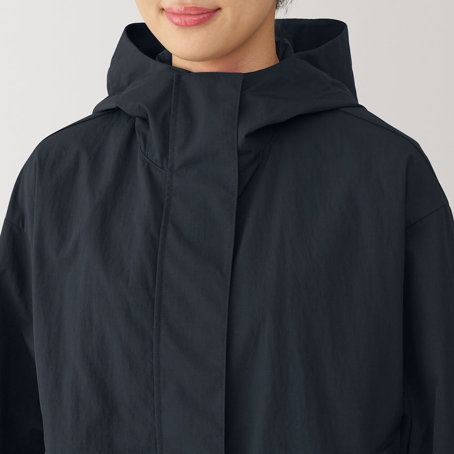 Packable Water Repellent Hooded Jacket