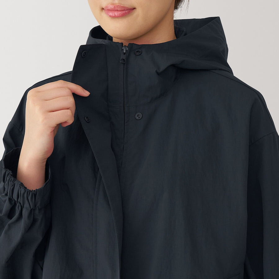 Packable Water Repellent Hooded Jacket