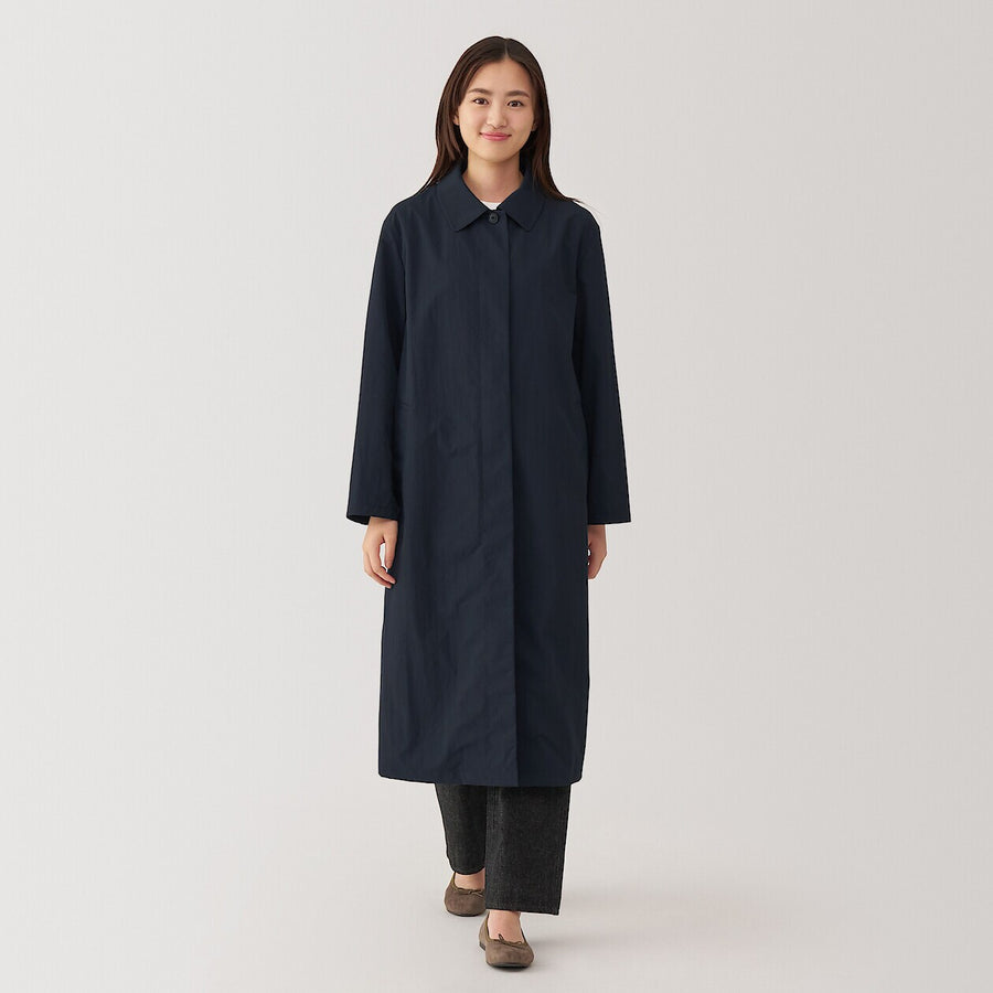 Women's Water repellentStand fall collarcoat Black XS