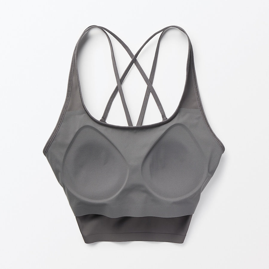 MUJI Walker Quick Dry Half Top Sports Bra