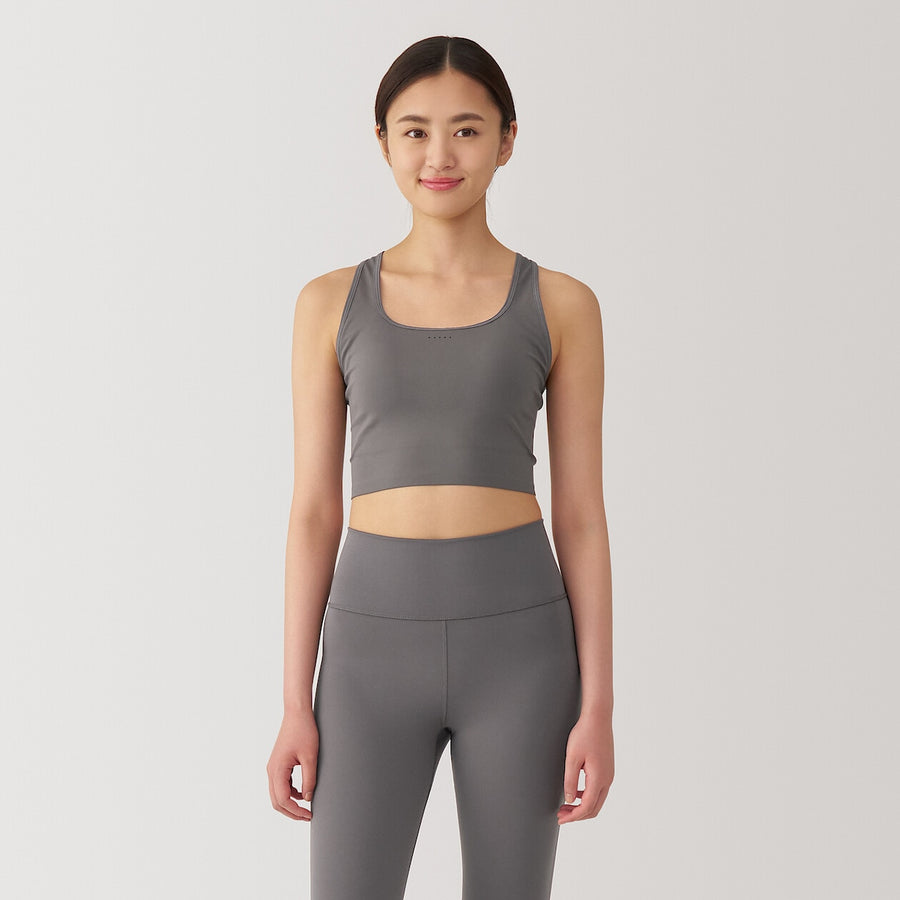 MUJI Walker Quick Dry Half Top Sports Bra