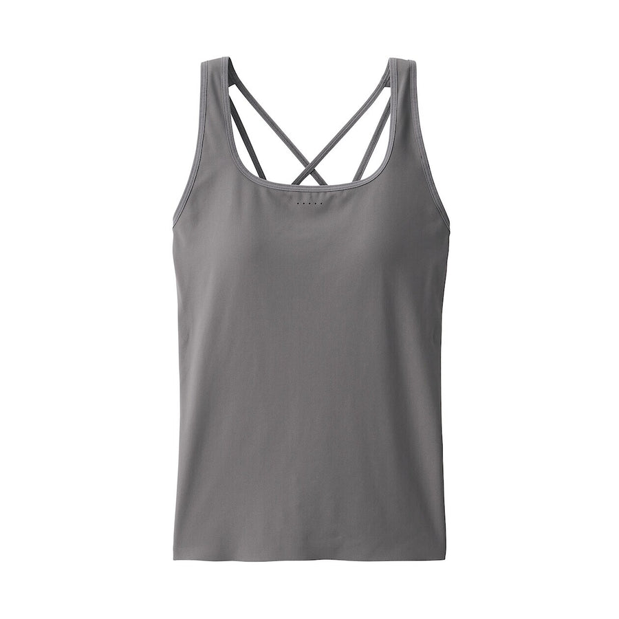 Women's Quick dry bra tank topMedium GreyXS