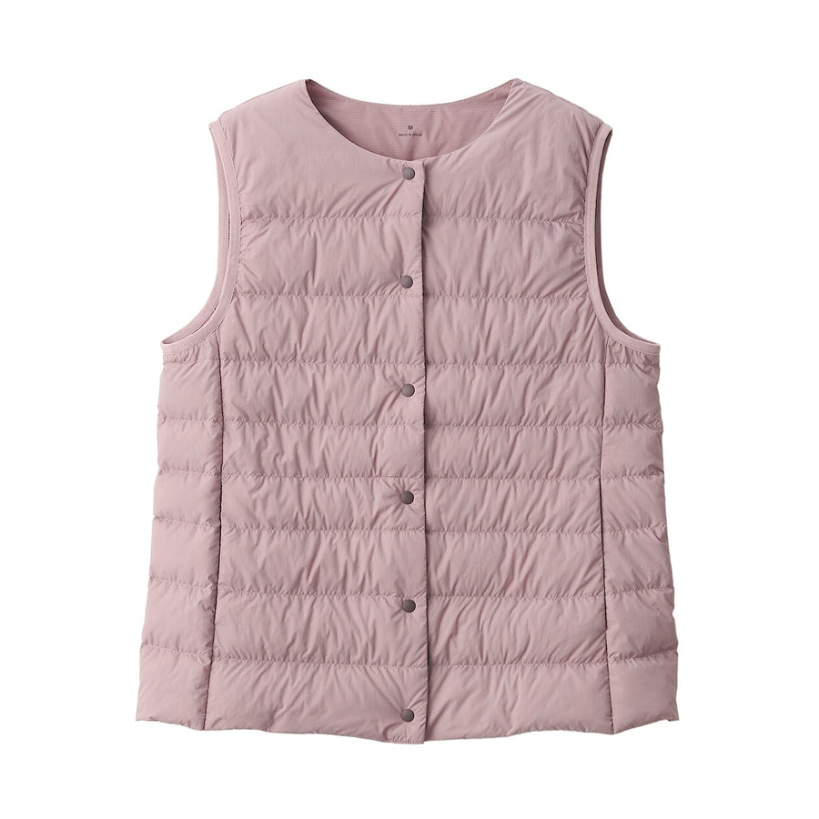 Lightweight Down Collarless Vest