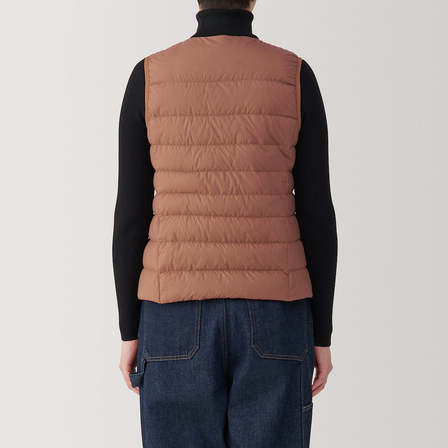 Lightweight Down Collarless Vest