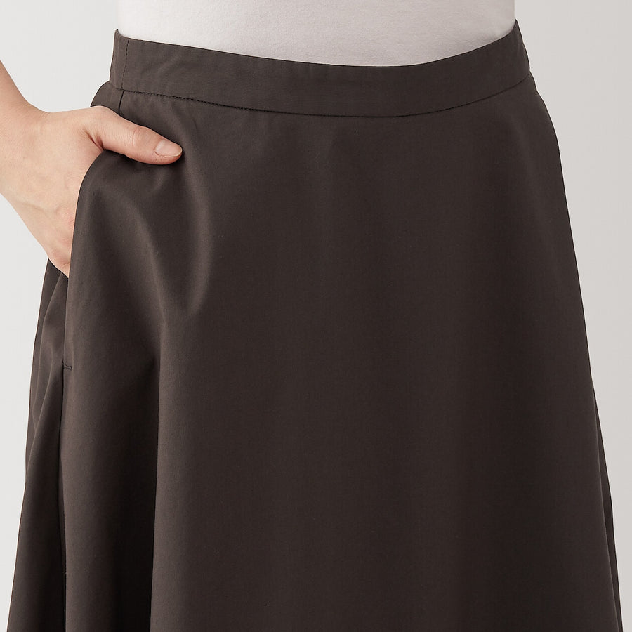 Quick Dry Broadcloth Flare Skirt