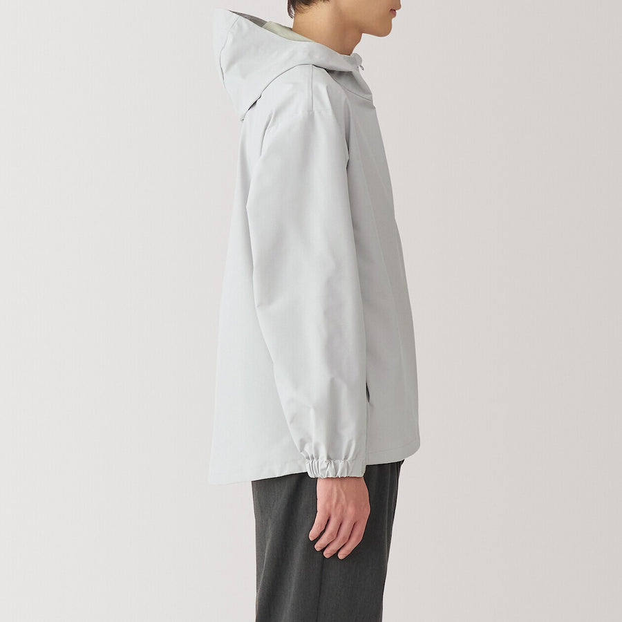 M's water repellent Hooded jacket Light grey XS