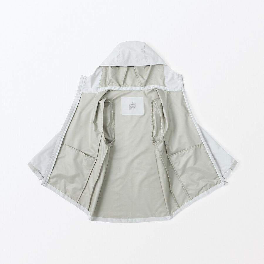 M's water repellent Hooded jacket Light grey XS