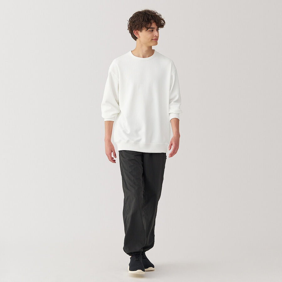 M's UV protection quick dry waffle L/S T-shirtOff whiteXS