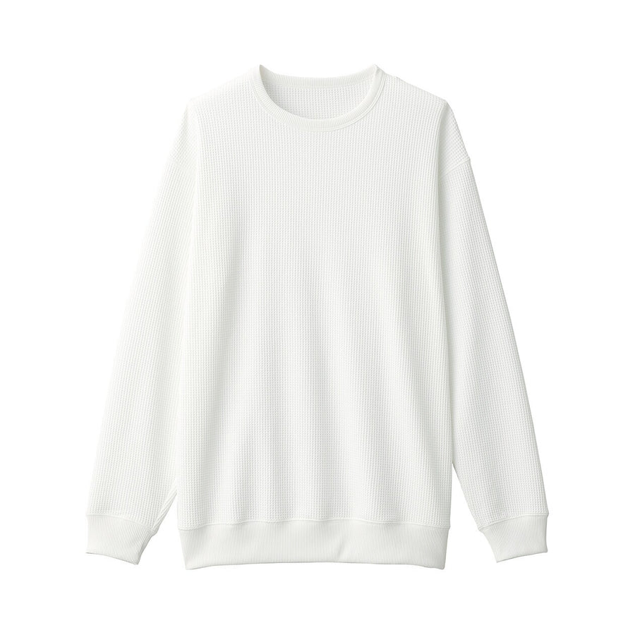 M's UV protection quick dry waffle L/S T-shirtOff whiteXS