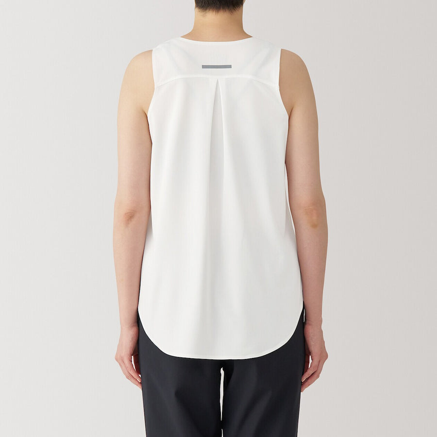 W's Anti-sweat stain activewear tank topWhiteXS