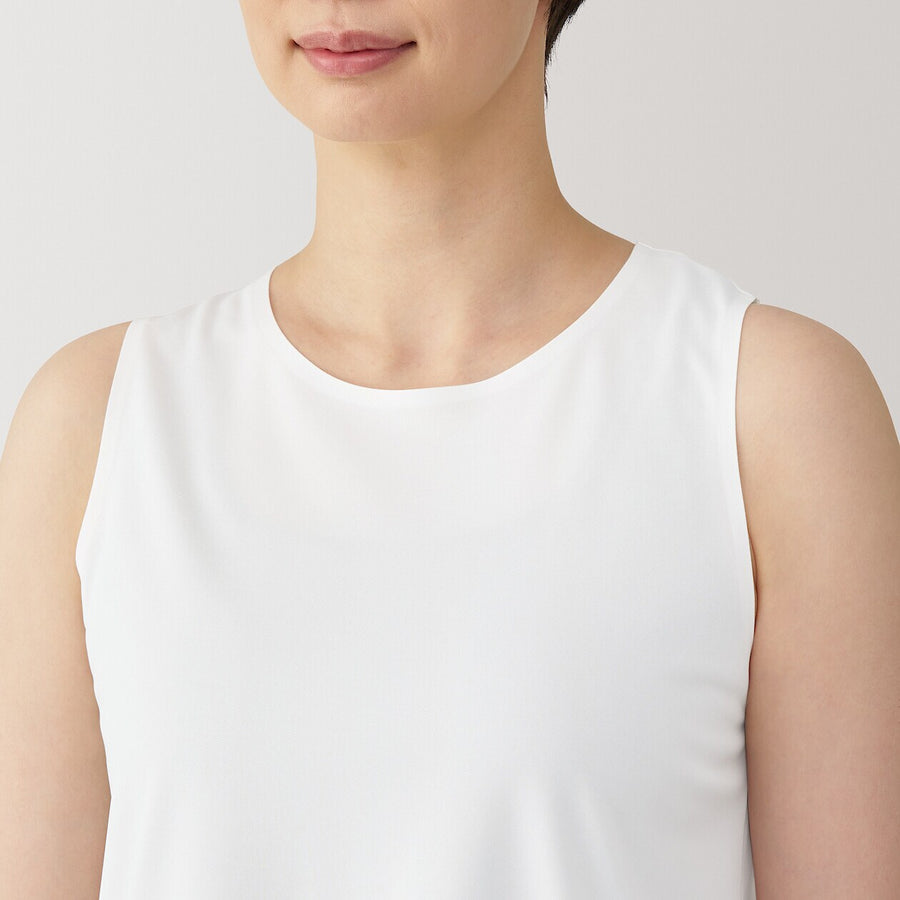 W's Anti-sweat stain activewear tank topWhiteXS