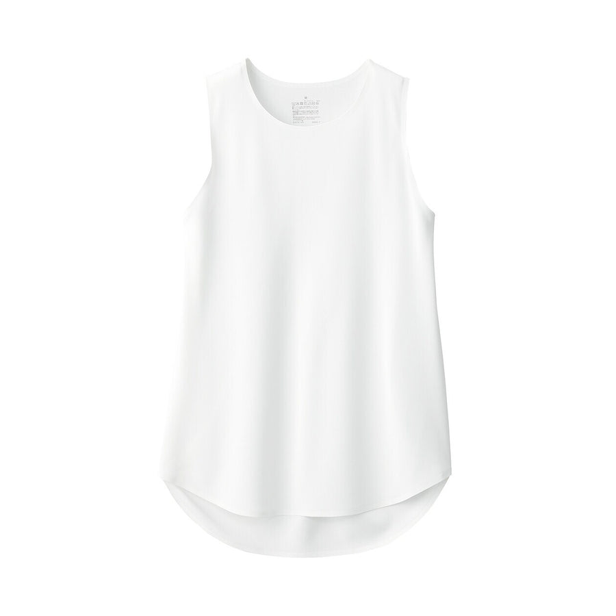 W's Anti-sweat stain activewear tank topWhiteXS