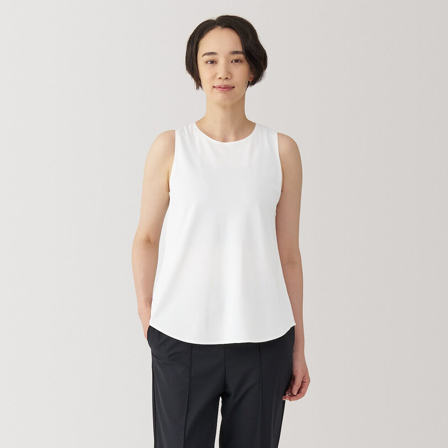 W's Anti-sweat stain activewear tank topWhiteXS